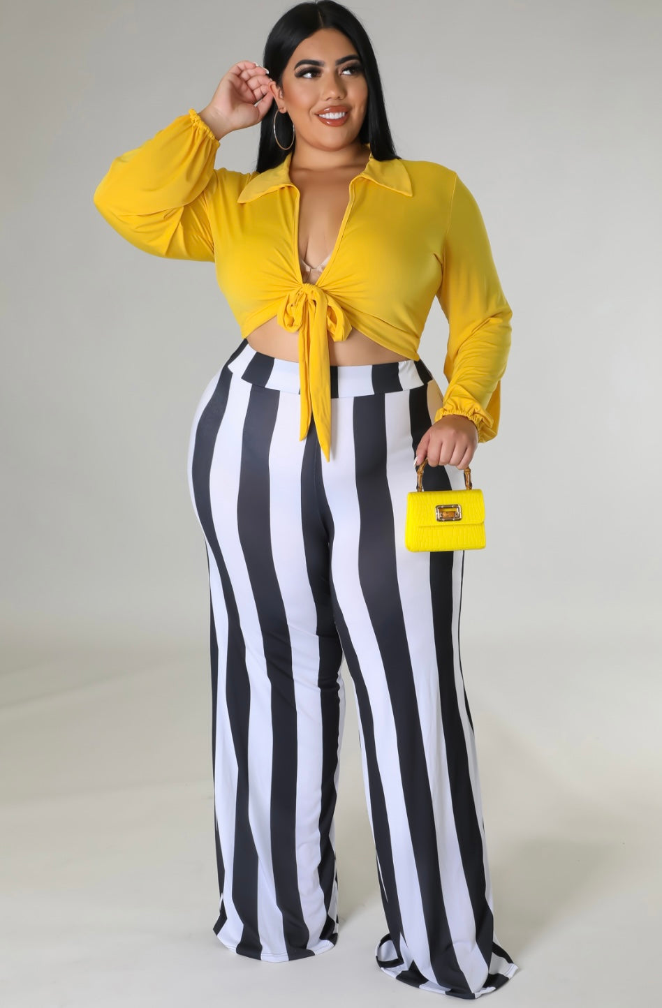 LILI TWO PIECE PLUS SIZE PANTS SET Tammie s Kollection