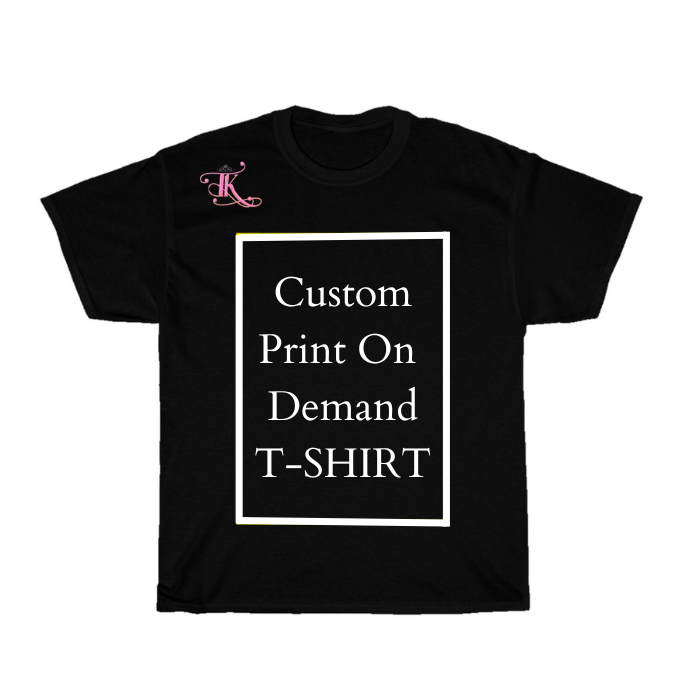 custom print on demand t-shirt