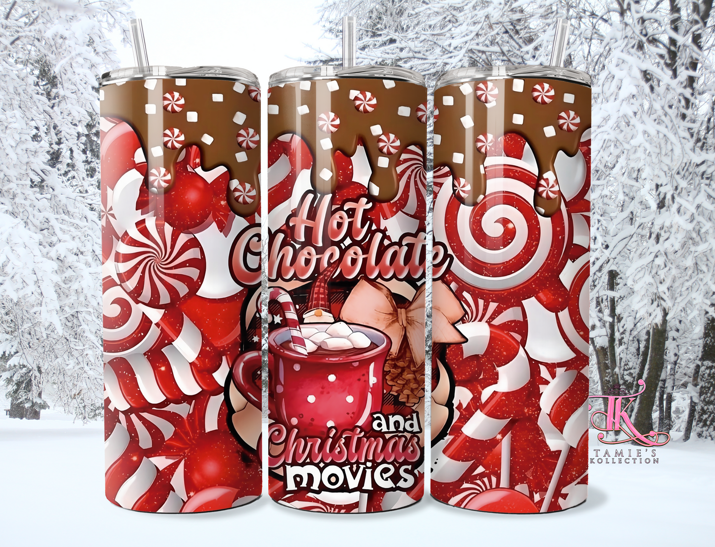 Hot Chocolate Christmas 20oz Tumbler