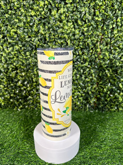 Stay Refreshed with Our 20oz "Lemonade Magic" Tumbler