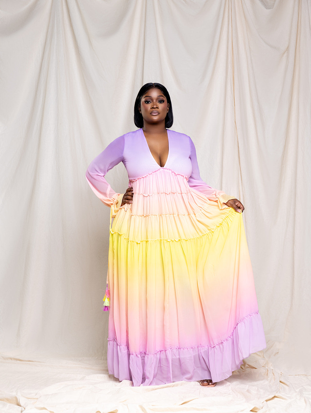 Sunset Dreams Ombre Maxi Dress