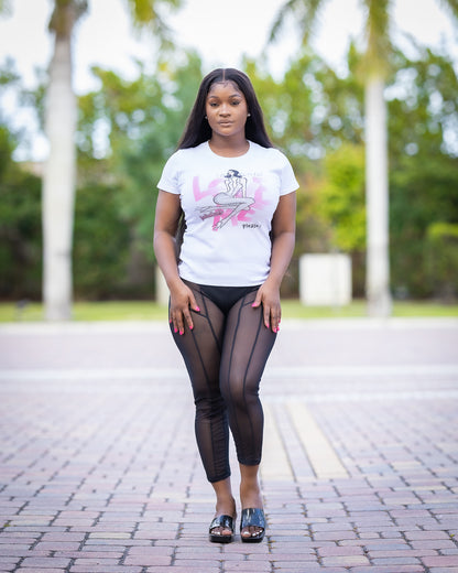 CHIC BABE BLACK MESH LEGGINGS - Tammie's Kollection