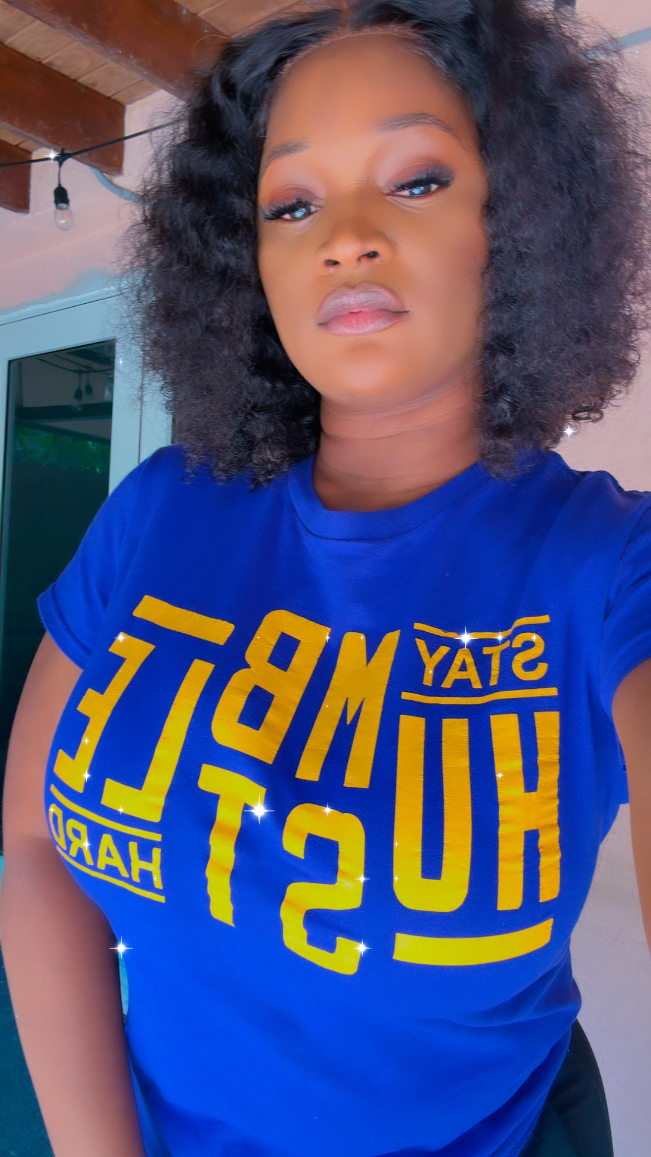 Stay Humble and work hard Unisex Top Royal Blue