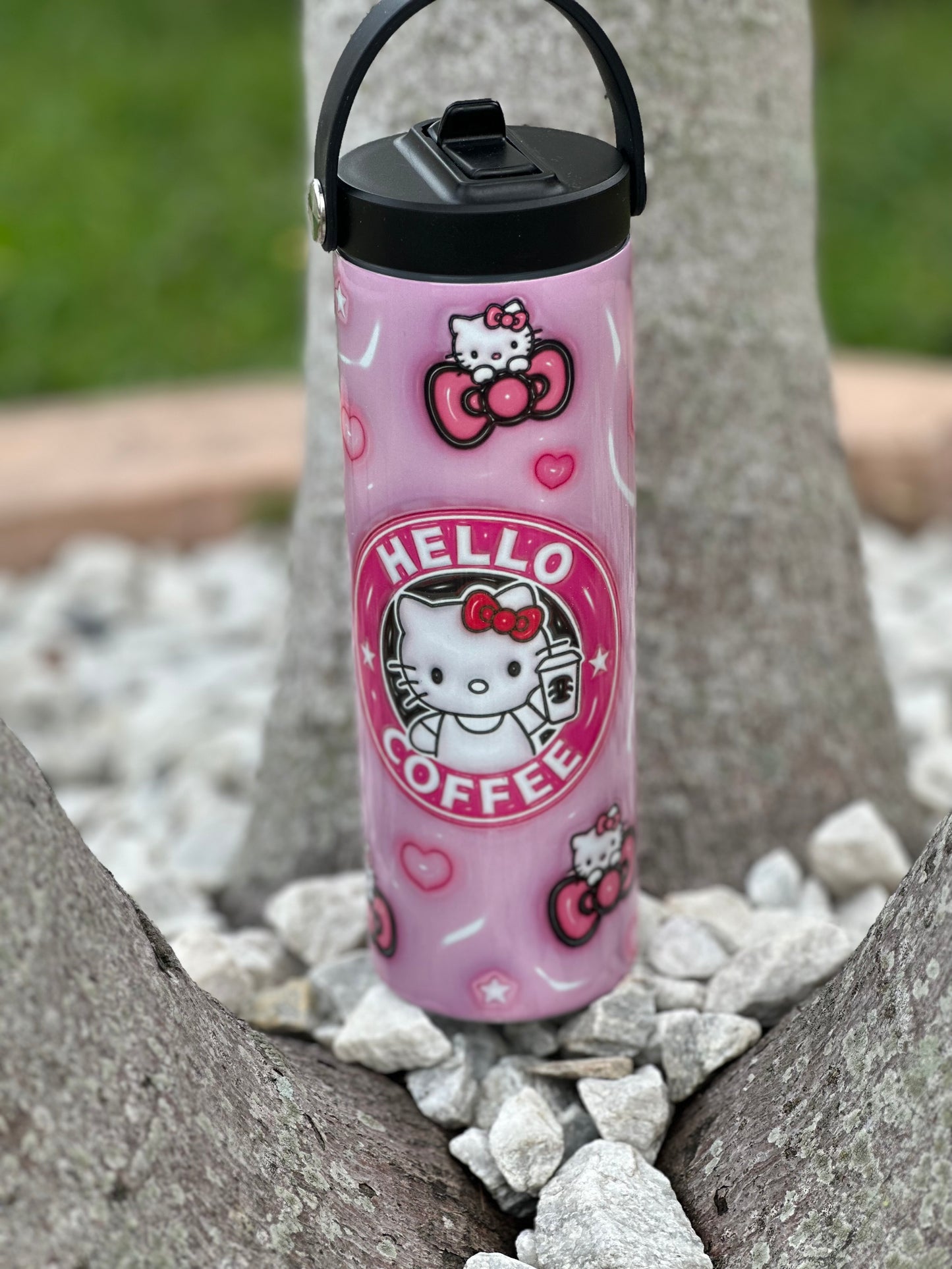 Hello 3d Water Bottle 20oz