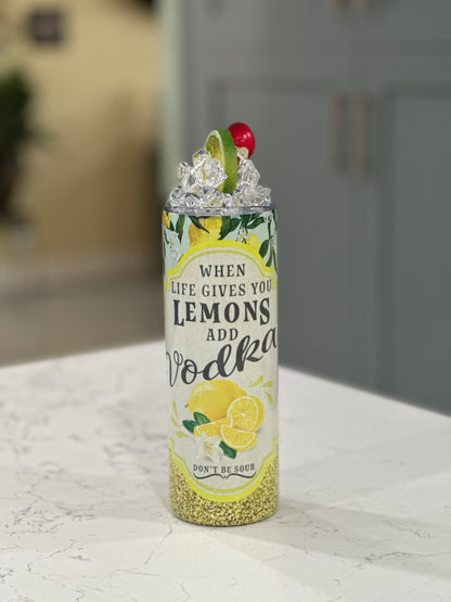 Lemonade Ice Topper tumbler