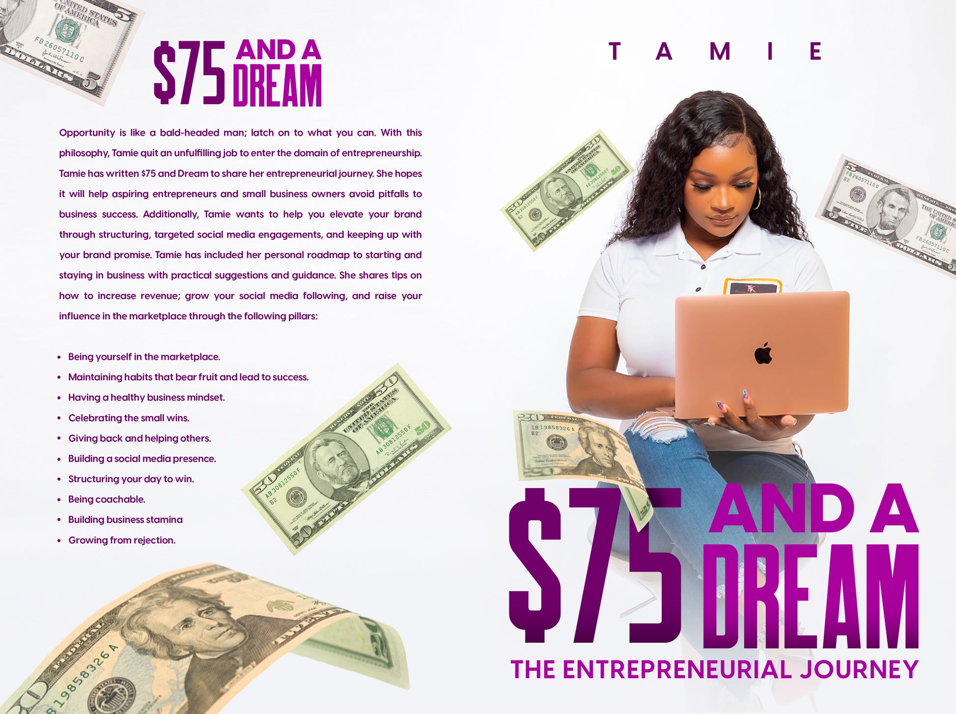 HARD COPY FOR $75 DOLLARS AND A DREAM - Tammie's Kollection