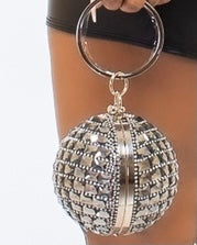 HEAD TURNER  BLACK AND SILVER PURSE - Tammie's Kollection