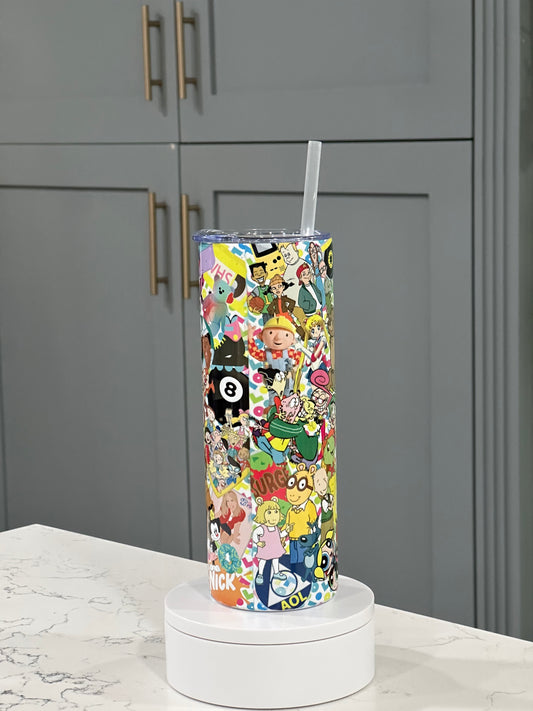 90’s Baby 20oz skinny Tumbler