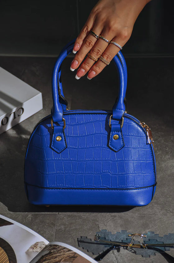 MONICA SHOW OUT BAG (BLUE)