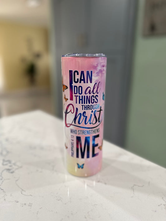 Personalized Faith Tumbler 20oz