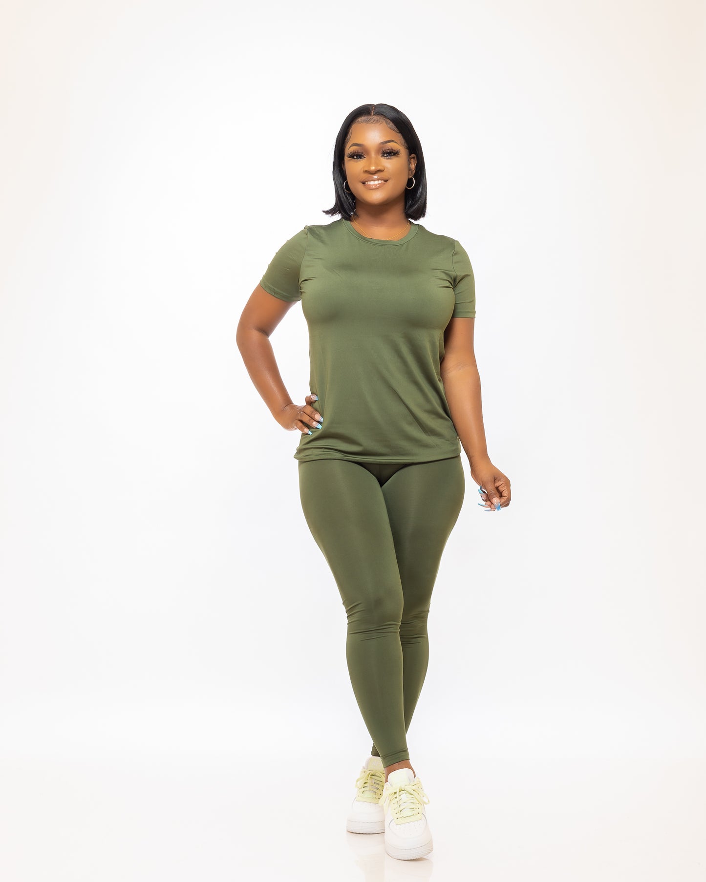 THE MUST HAVE LEGGINGS (OLIVE) - Tammie's Kollection