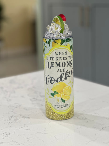 Lemonade Ice Topper tumbler