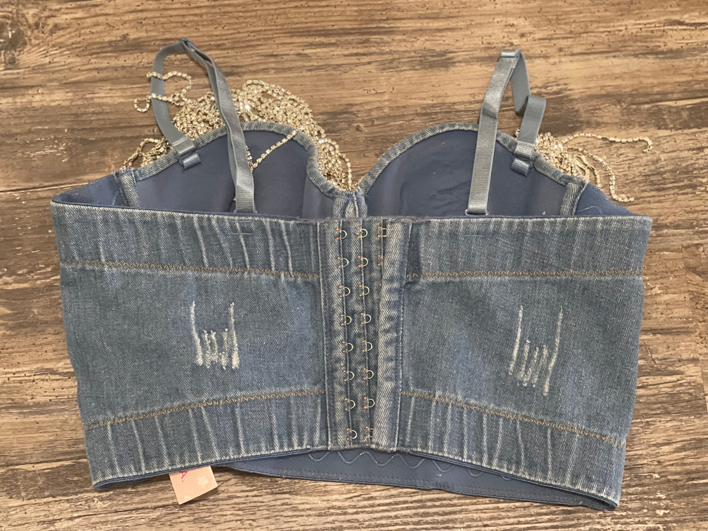 DENIM CROP TOP