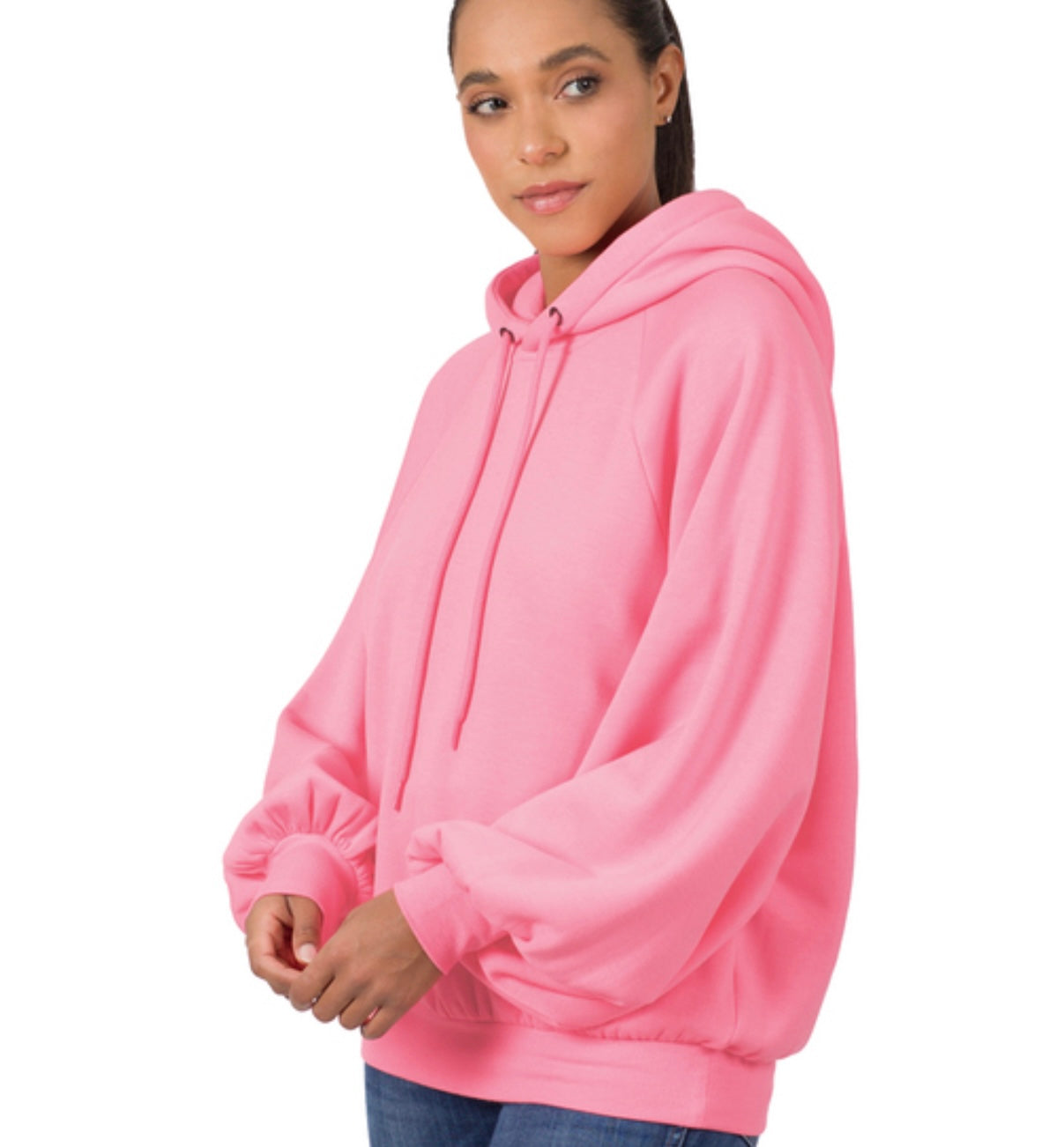 RORO SOFT STRETCH SWEATSHIRT SOFT PINK