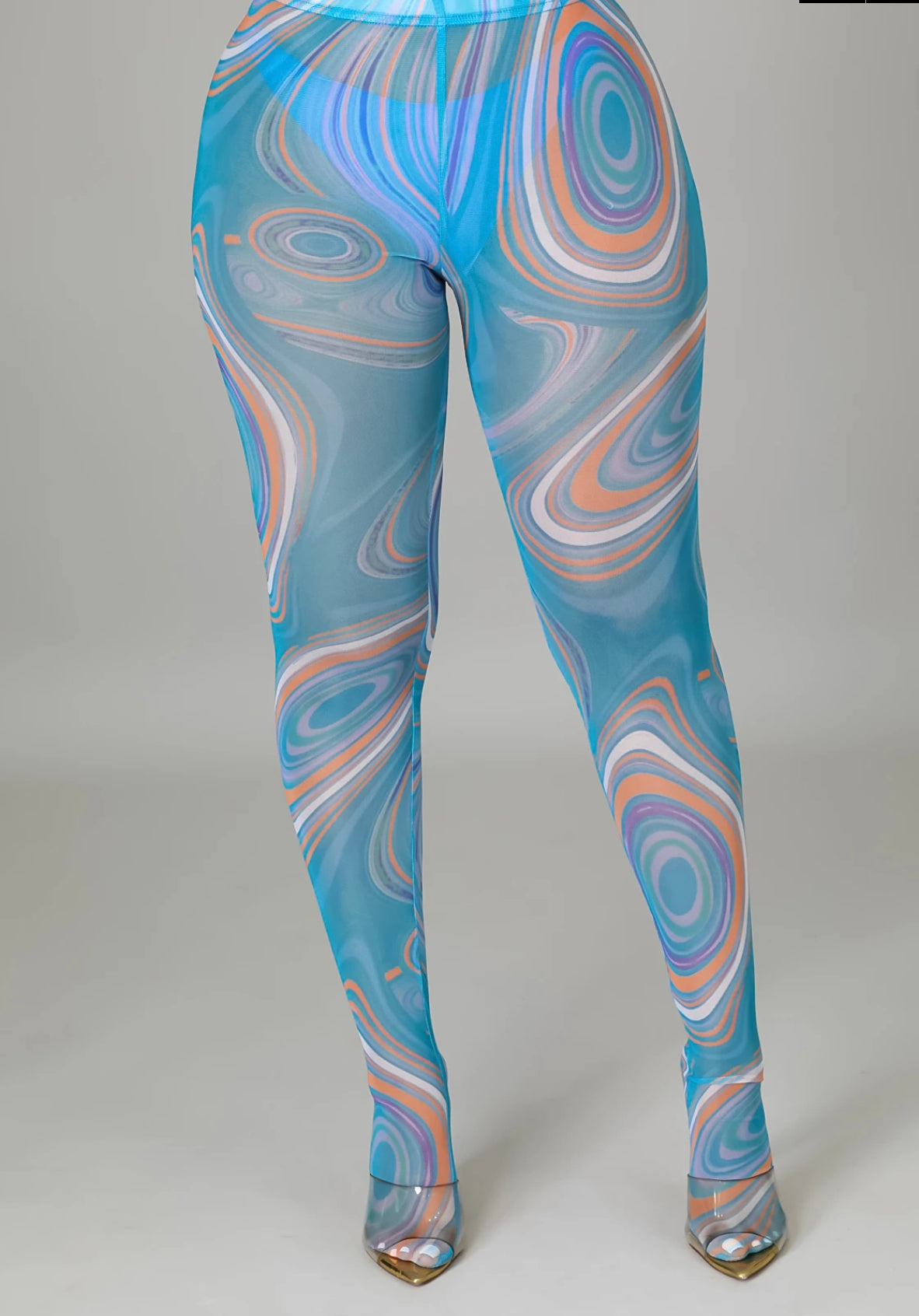 SKYLAR BLUE SKITTLES LEGGINGS - Tammie's Kollection