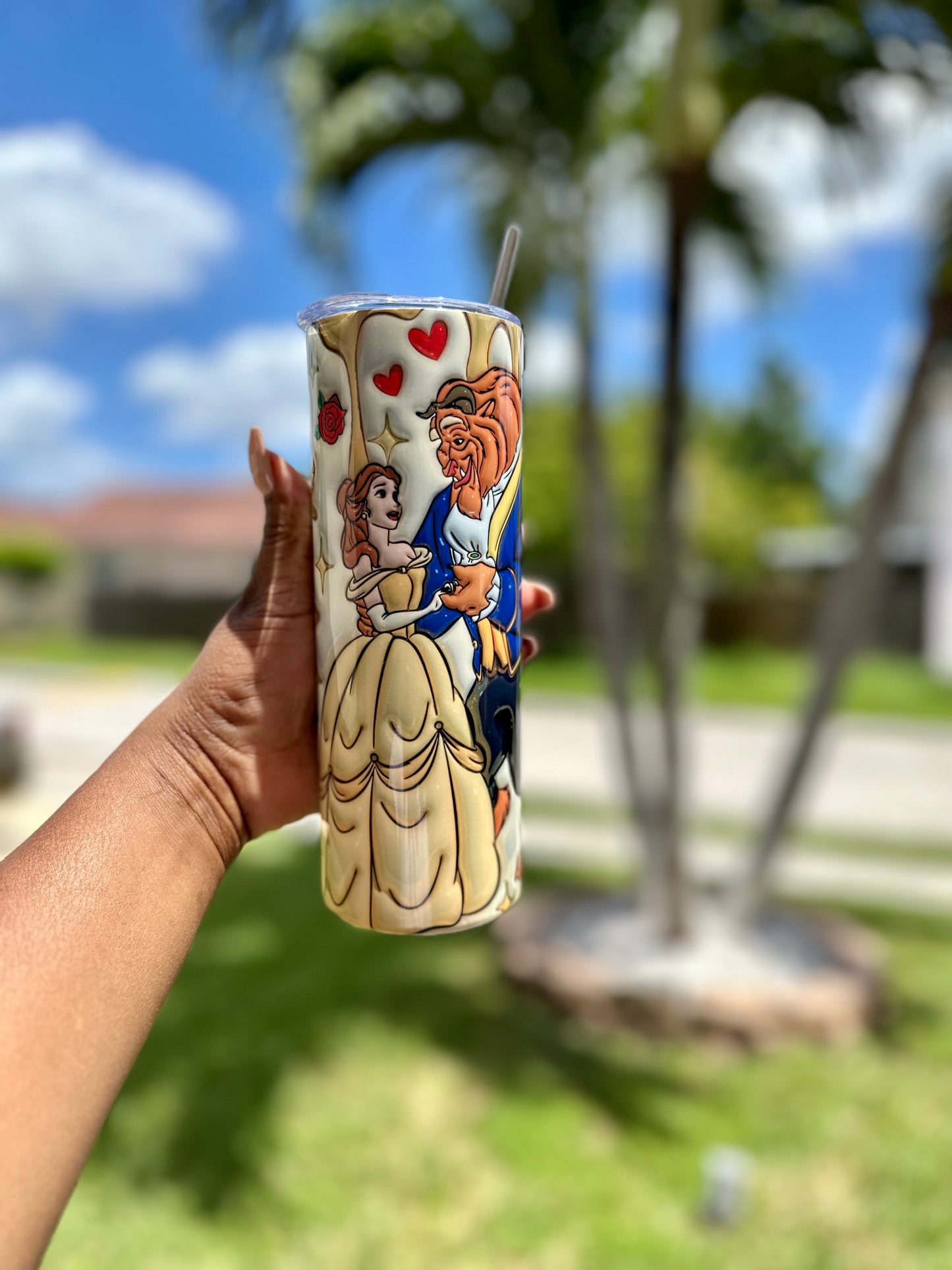 Beauty and the Beast 3D 20oz Tumbler