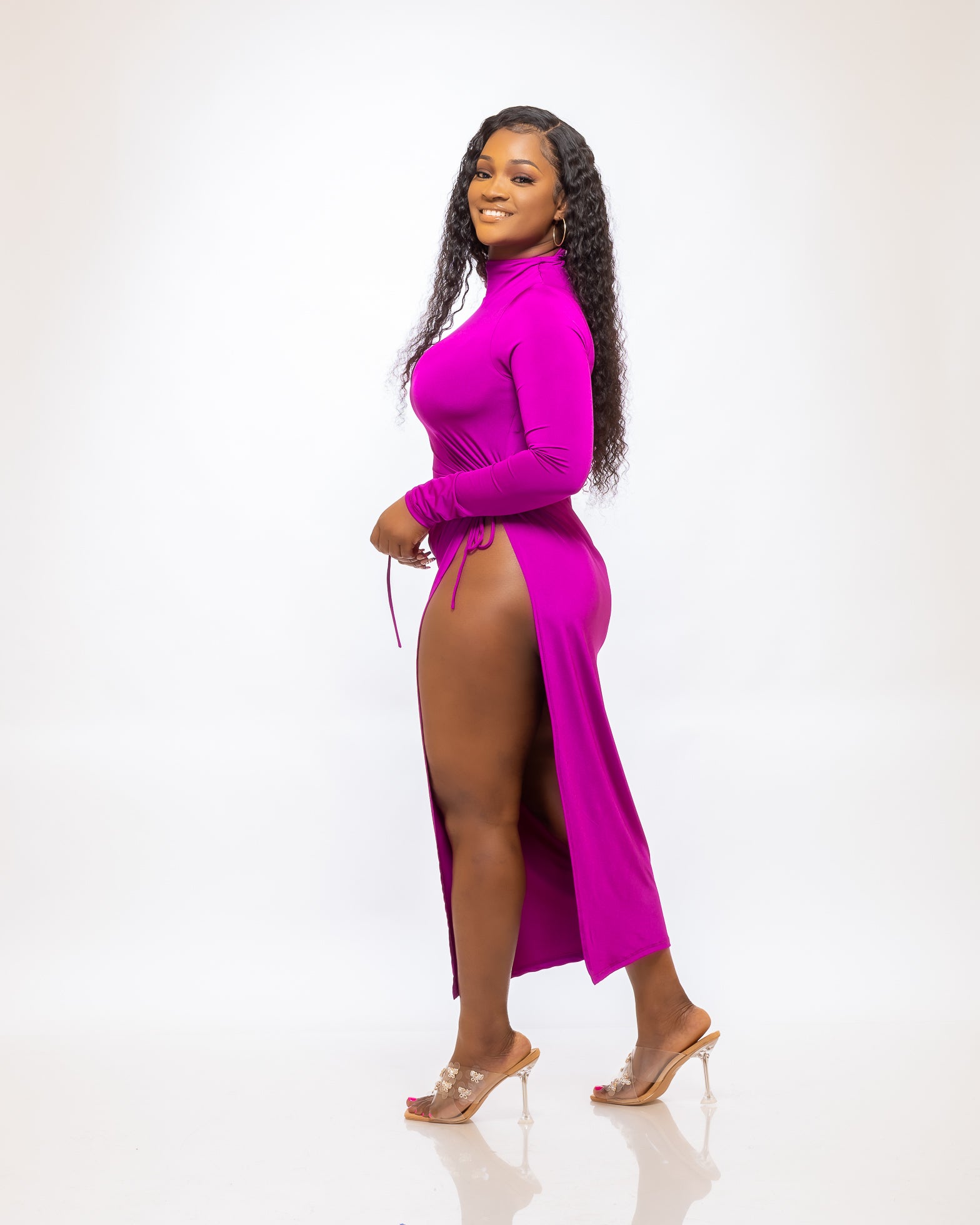 THE STUNNER DRESS (PURPLE) - Tammie's Kollection