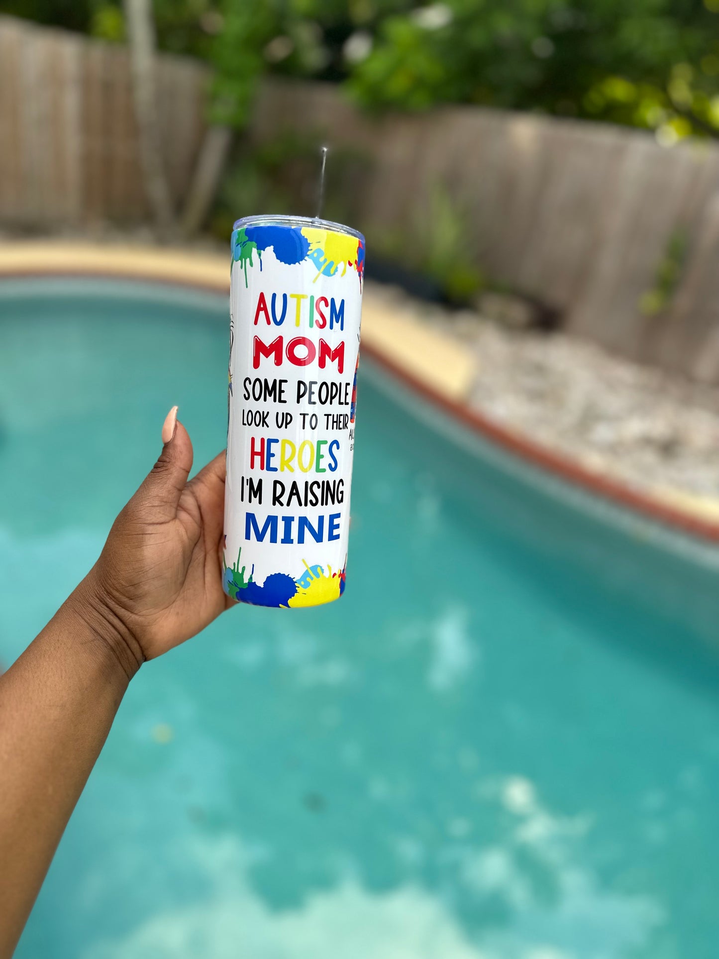 Autism Mom 20oz tumbler