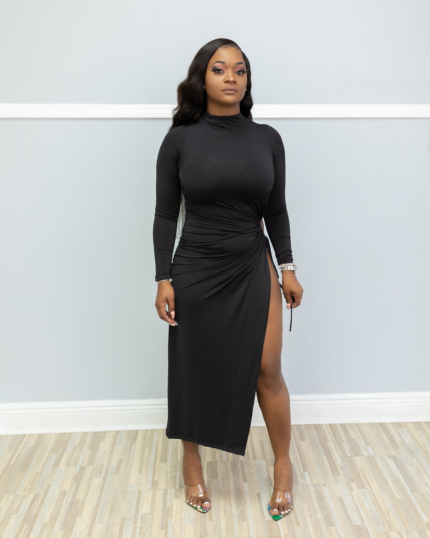 THE STUNNER DRESS (BLACK) - Tammie's Kollection